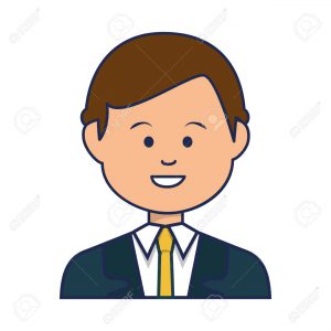 73893424 young businessman avatar character vector illustration design