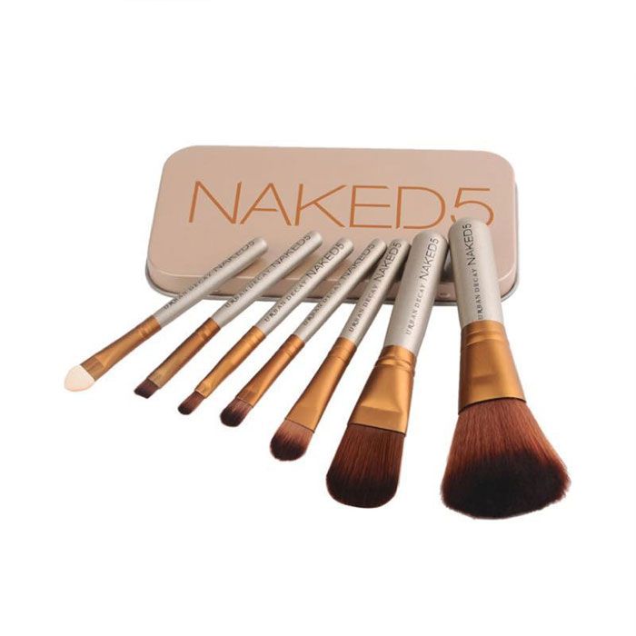 پک برس آرایشی آربن دیکی مدل Naked5 مجموعه 7 عددی