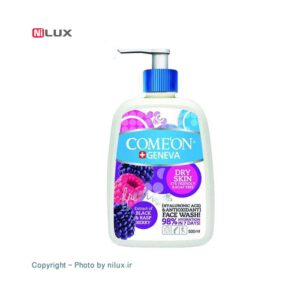 ژل شستشو صورت کامان سری Geneva مدل Dry Skin حجم 500 میلی لیتر