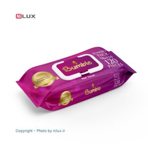 دستمال مرطوب کودک بامبل مدل Jumbo Pack تعداد ۱۲۰ برگ