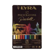 پاستل گچی 12 رنگ لیرا مدل Polycrayons