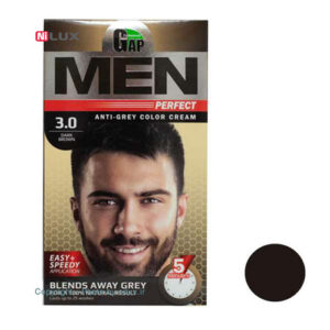 کیت رنگ مو مردانه قهوه ای تیره گپ سری Men Perfect شماره 3.0 حجم 50 میلی لیتر