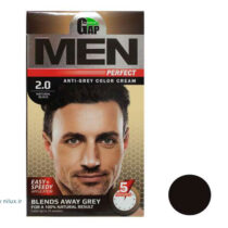 کیت رنگ مو مردانه مشکی گپ سری Men Perfect شماره 2.0 حجم 50 میلی لیتر
