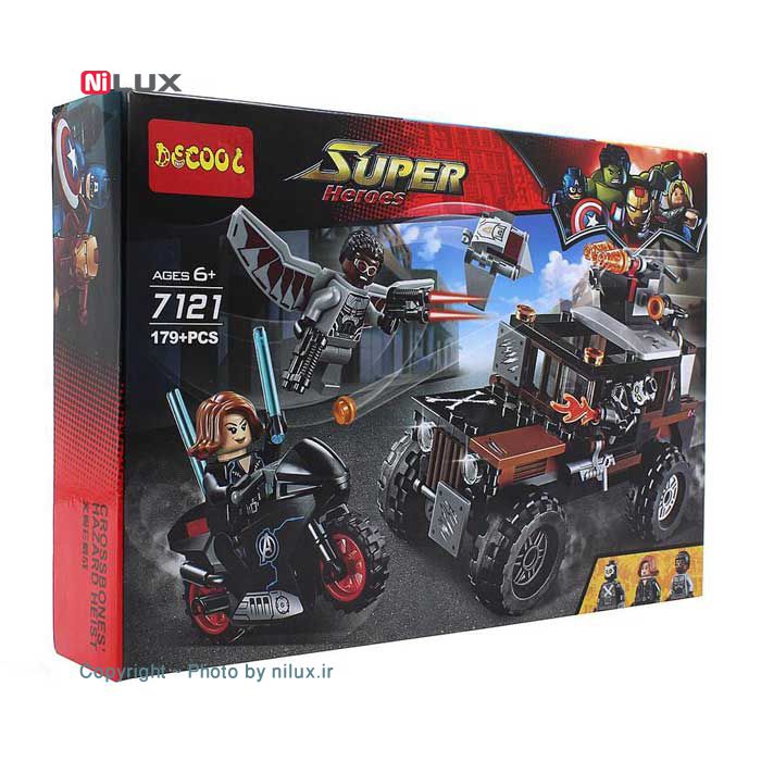 ساختنی دکول سری Super Heroes کد 7121