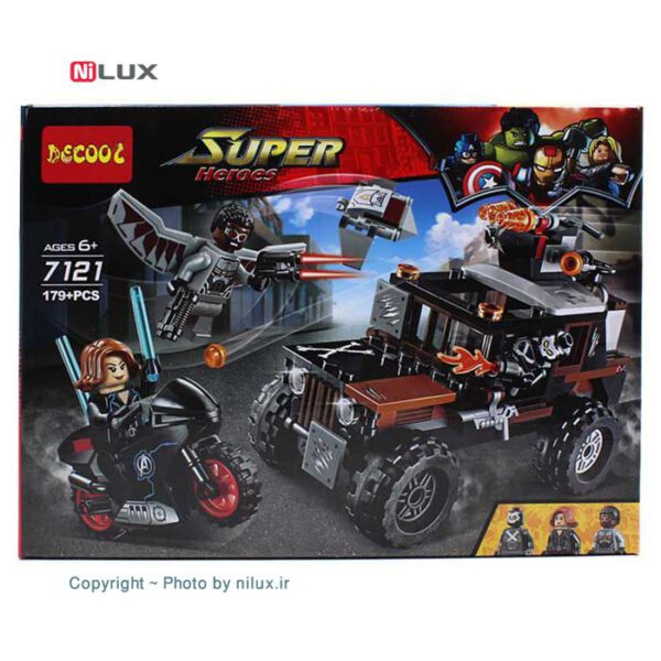 ساختنی دکول سری Super Heroes کد 7121