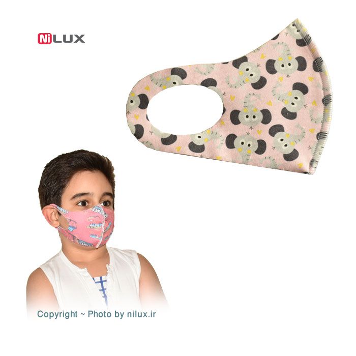 ماسک تنفسی طرح دار کودک کد 008