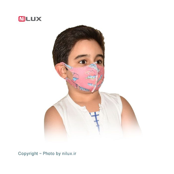 ماسک تنفسی طرح دار کودک کد 001