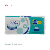 دستمال کاغذی 100 برگ زیبا مدل Green بسته 10 عددی