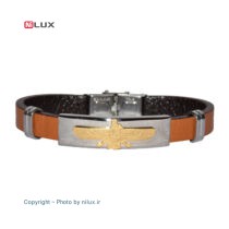 دستبند چرم طبیعی مدل فروهر