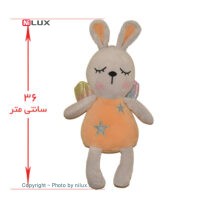 عروسک خرگوش نارنجی مدل فرشته