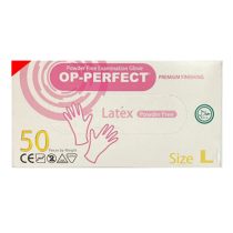 دستکش لاتکس بدون پودر OP-PERFECT