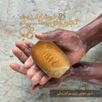 صابون زردچوبه دکتر بیز