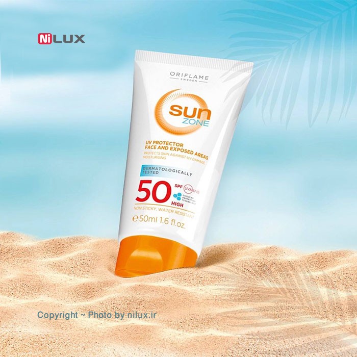 کرم ضدآفتاب اوریف لیم مدل Sun zone حجم 50 میلی لیتر