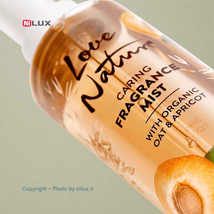 بادی میست اوریف لیم سری Love Nature مدل Oat & Apricot حجم 200 میلی لیتر