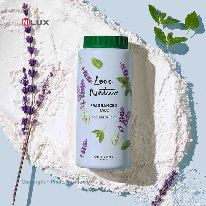 پودر بدن اوریف لیم سری Love Nature مدل Cooling Delight وزن 100 گرم