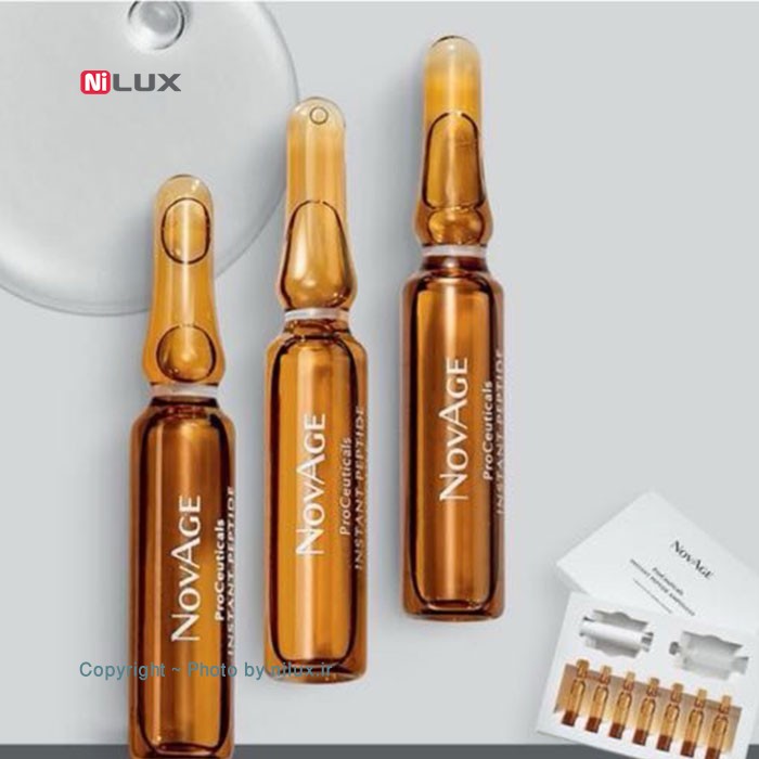آمپول غیرتزریقی لیفت فوری اوریف لیم سری Novage مدل Peptide بسته 7 عددی