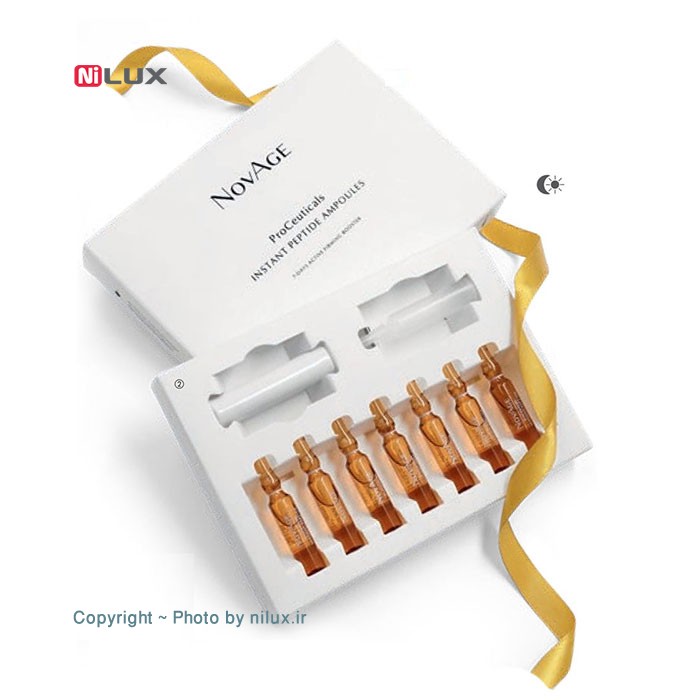 آمپول غیرتزریقی لیفت فوری اوریف لیم سری Novage مدل Peptide بسته 7 عددی