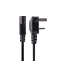 کابل برق سه پین منبع تغذیه کامپیوتر 10 آمپر 1.5 متری